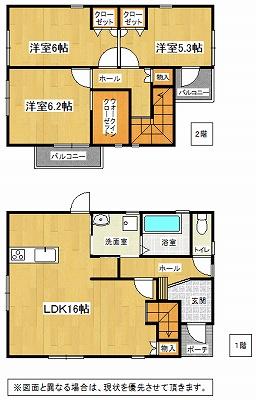 Floor plan. 17,900,000 yen, 3LDK, Land area 99.85 sq m , Building area 84.85 sq m