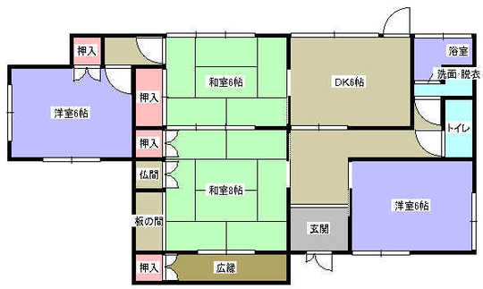 Floor plan. 3.8 million yen, 4DK, Land area 209.73 sq m , Building area 84.92 sq m