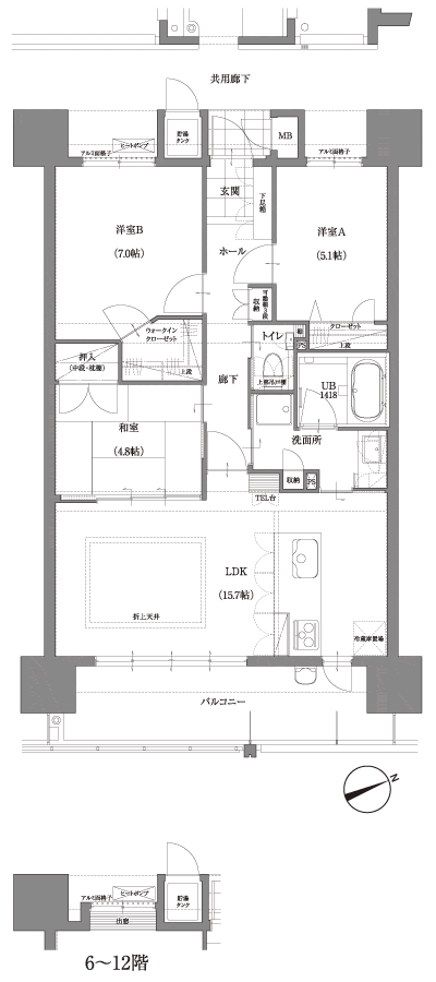 Floor: 3LDK, occupied area: 74.88 sq m, Price: 21,070,000 yen ~ 23,640,000 yen