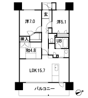 Floor: 3LDK, occupied area: 74.88 sq m, Price: 21,070,000 yen ~ 23,640,000 yen