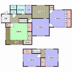 Floor plan. 12.5 million yen, 5DK, Land area 359.61 sq m , Building area 134.28 sq m