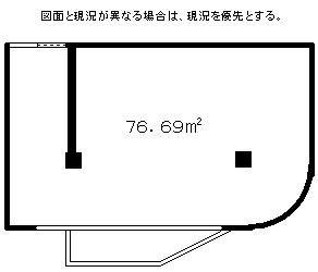 Floor plan. Price 4.5 million yen, Occupied area 76.69 sq m