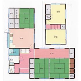 Floor plan. 7.5 million yen, 5DK, Land area 280 sq m , Building area 120.89 sq m