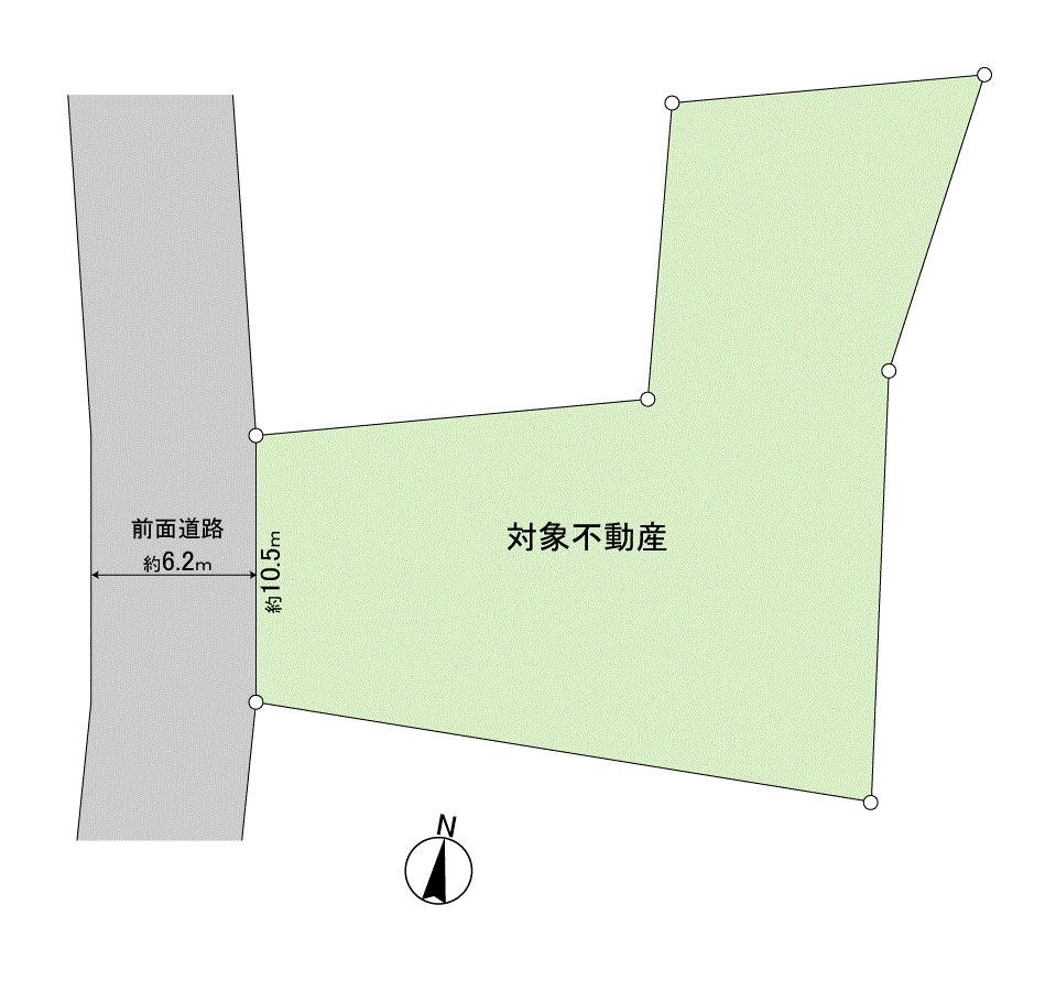 Compartment figure. Land price 34,800,000 yen, Land area 442.57 sq m