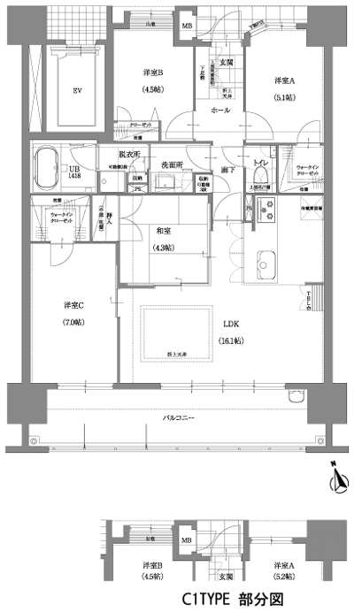 Floor: 4LDK, occupied area: 83.65 sq m, Price: 24,590,000 yen ・ 24,900,000 yen