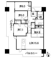 Floor: 4LDK, occupied area: 86.61 sq m, Price: 23,250,000 yen ~ 26,440,000 yen