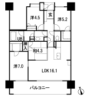 Floor: 4LDK, occupied area: 83.65 sq m, Price: 24,590,000 yen ・ 24,900,000 yen