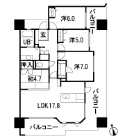 Floor: 4LDK, occupied area: 89.58 sq m, Price: 25,100,000 yen ~ 28,080,000 yen