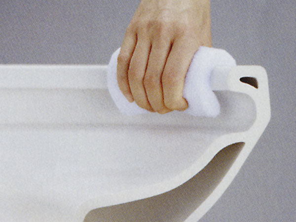 Toilet.  [Sefi on Detect] With less surprisingly dirty, Simple Sefi on Detect specification to clean. In the self-cleaning power and ion power of pottery, Cleaning will be easier Gunto.