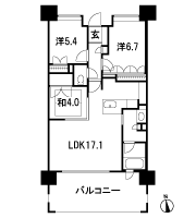 Floor: 3LDK, occupied area: 71.72 sq m, Price: 19.9 million yen