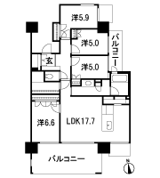 Floor: 4LDK, occupied area: 95.65 sq m, Price: 29.9 million yen