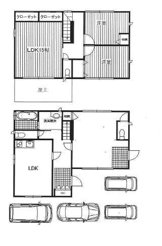 Floor plan. 23,980,000 yen, 4LDK, Land area 244.92 sq m , Building area 101.81 sq m