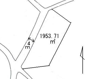 Compartment figure. Land price 10 million yen, Land area 1,953.71 sq m