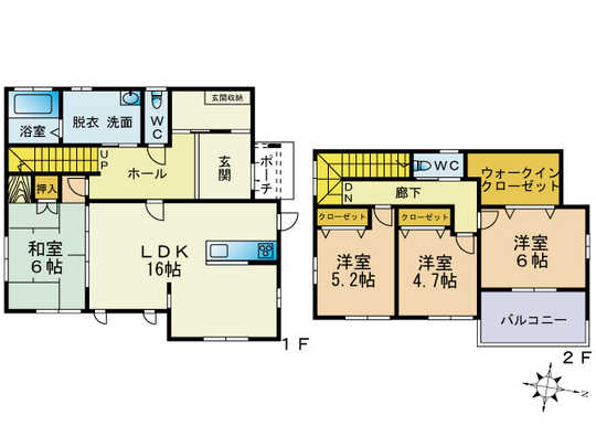 Floor plan. 32 million yen, 4LDK + S (storeroom), Land area 297.8 sq m , Building area 134 sq m