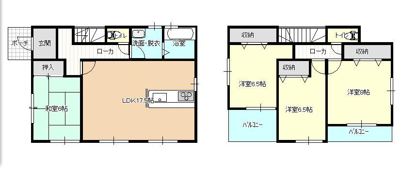 Floor plan. 25,980,000 yen, 4LDK, Land area 221.29 sq m , Building area 105.98 sq m   ■ You can same day guidance