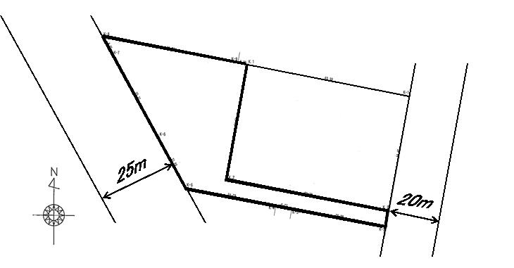 Compartment figure. Land price 65 million yen, Land area 2,151.32 sq m