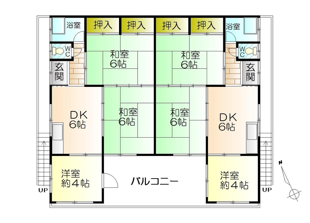 Floor plan. 7 million yen, 6LLDDKK, Land area 159.63 sq m , Possible changes to the building area 82.87 sq m 2 family house.  Also considered as Rent Allowed