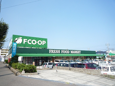Supermarket. 310m to Super F Co-op (super)