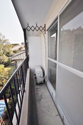 Balcony. Washing machine balcony