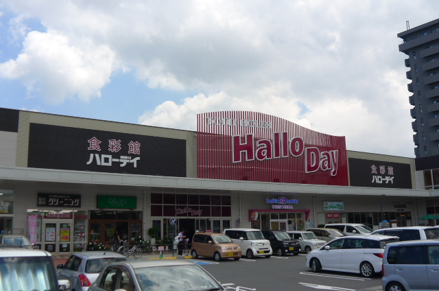 Supermarket. Harodei Kyoritsu Ohmae store up to (super) 586m