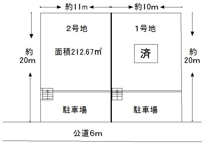 Compartment figure. 28.8 million yen, 4LDK, Land area 212.67 sq m , Building area 109.3 sq m