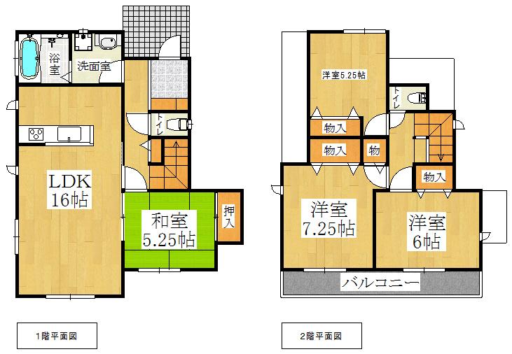 Floor plan. (No. 1 point), Price 23.8 million yen, 4LDK, Land area 146.11 sq m , Building area 97.29 sq m