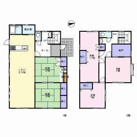 Floor plan. 20.8 million yen, 5LDK+S, Land area 191.23 sq m , Building area 115.54 sq m