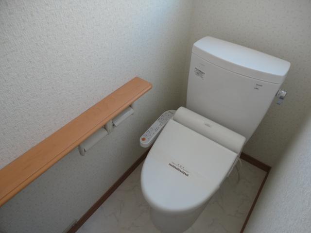 Toilet. Warm water washing toilet seat