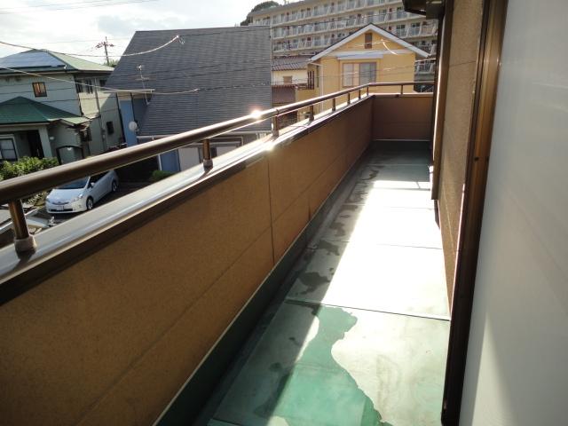 Balcony. Spacious balcony