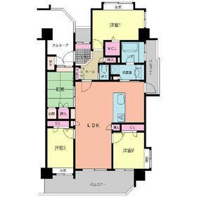 Floor plan. 4LDK, Price 25,800,000 yen, Occupied area 88.73 sq m