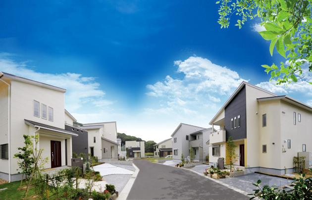 Maintaining a reasonable distance from the main street, It flows calm time throughout the day (pre-sale cityscape photo. It has been subjected to some CG processing, In fact the different)