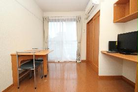Living and room. With LCD TV