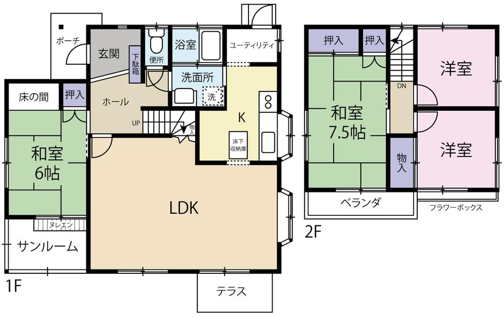 Floor plan. 18.9 million yen, 4LDK, Land area 280.31 sq m , Well even the floor plan changed in the building area 120 sq m renovation, It is up to you also use as it is! Now, Let's do what?