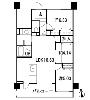 Floor: 3LDK, occupied area: 72.68 sq m, Price: 21.7 million yen