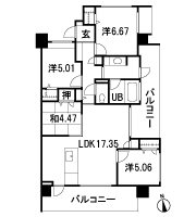 Floor: 4LDK, occupied area: 85.93 sq m, Price: 27.3 million yen