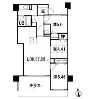 Floor: 3LDK, occupied area: 73.82 sq m, Price: 22.4 million yen
