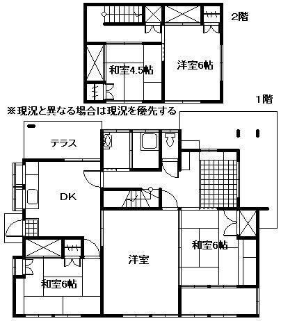 Floor plan. 14.8 million yen, 5DK, Land area 264.16 sq m , Building area 125.27 sq m