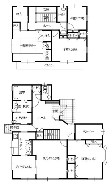 Floor plan. 29 million yen, 4LDK, Land area 262.22 sq m , Building area 145.7 sq m