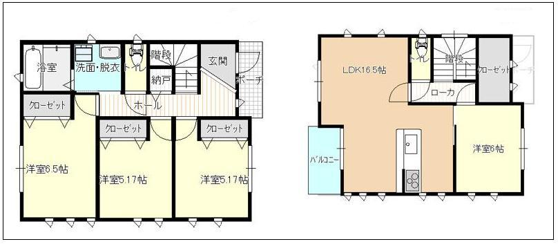Floor plan. 25,800,000 yen, 4LDK + S (storeroom), Land area 146.37 sq m , Building area 99.36 sq m   ■ We finished in the floor plan, which was considered a raw activity line!