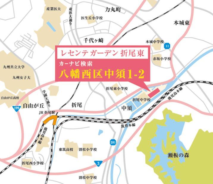 Local guide map. Local guide map. In streets filled with moisture full of green, Living environment can feel the peace and comfort