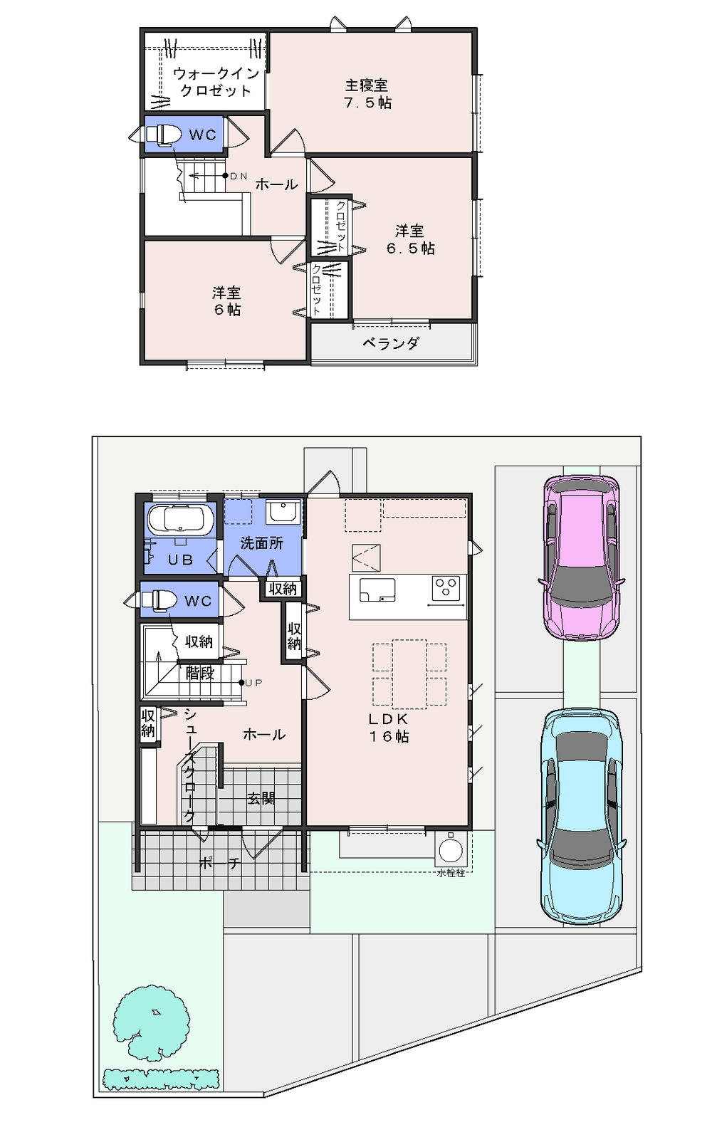 Floor plan. (1 Building), Price 28 million yen, 3LDK, Land area 164.79 sq m , Building area 102.67 sq m