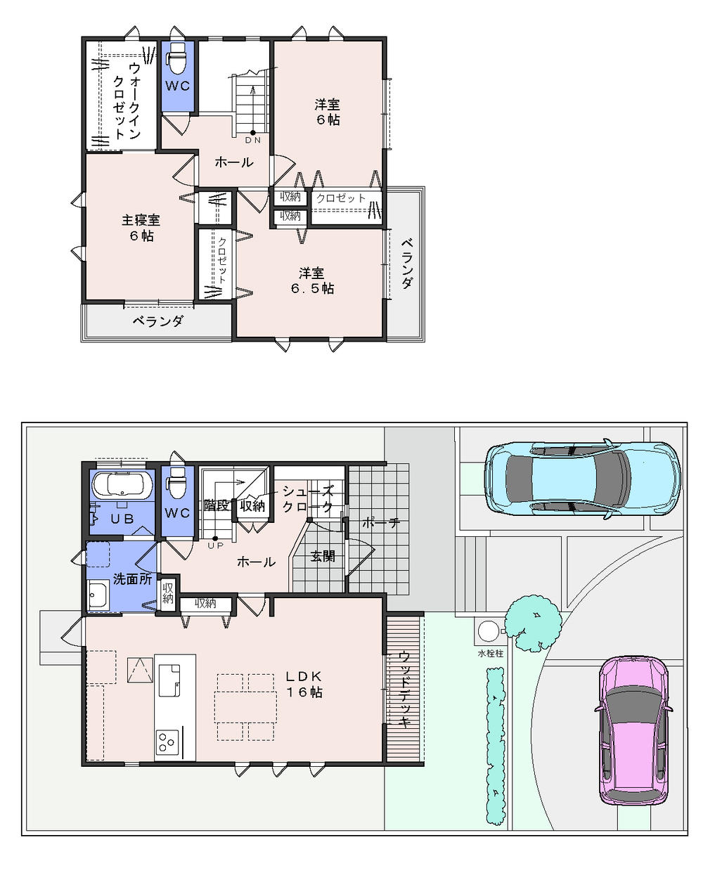 Floor plan. (4 Building), Price 27.3 million yen, 4LDK, Land area 161.05 sq m , Building area 99.78 sq m