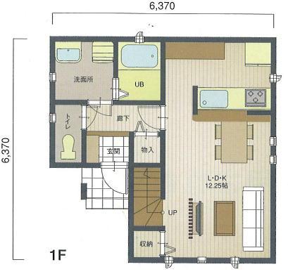 Floor plan. 20,920,000 yen, 3LDK, Land area 133.4 sq m , Building area 69.96 sq m 1F Floor Plan Floor plan is, You can freely change.