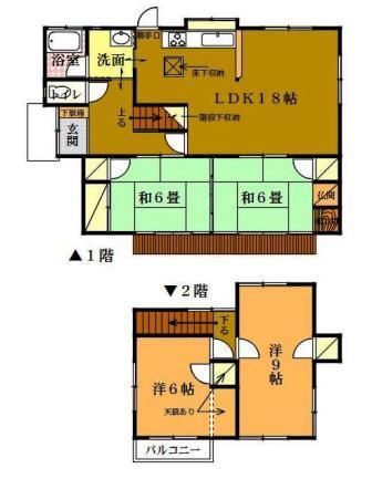 Floor plan. 13.8 million yen, 4LDK, Land area 703 sq m , Building area 103.09 sq m