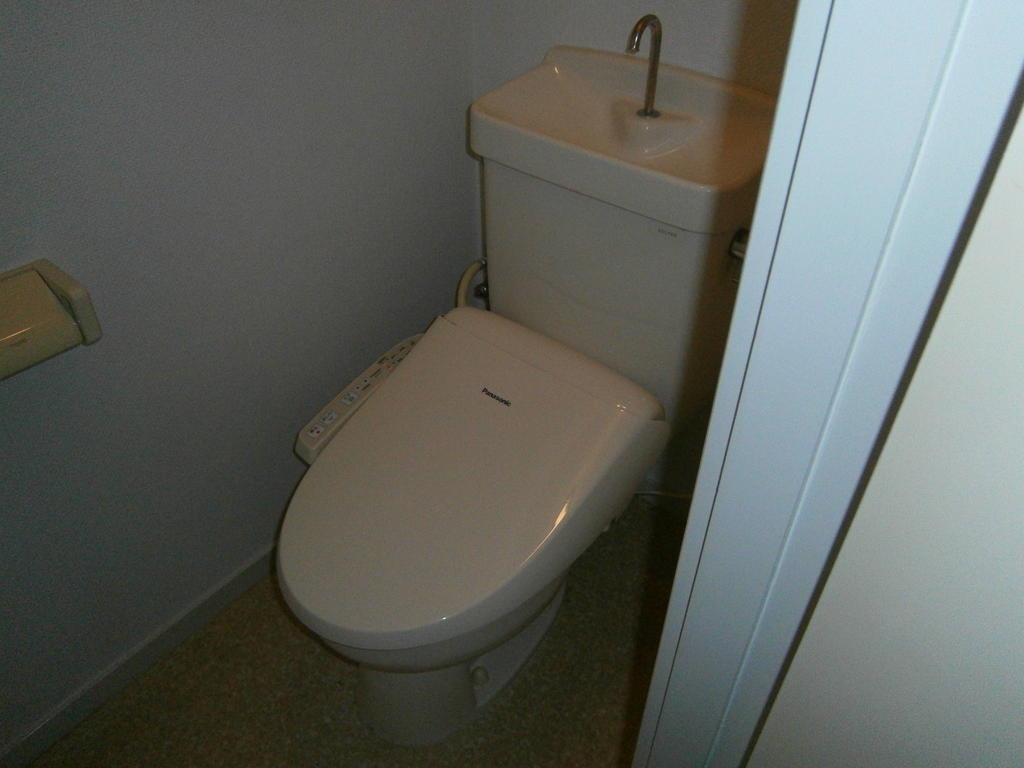 Toilet. Washlet new installation