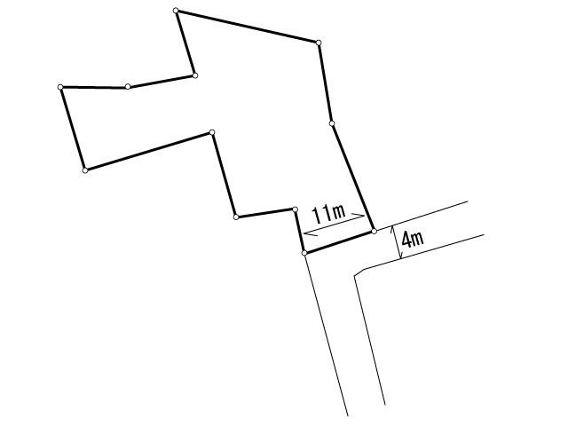 Compartment figure. Land price 20,600,000 yen, Land area 757.02 sq m