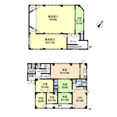 Floor plan. 16.8 million yen, 5LDK, Land area 305.53 sq m , Building area 325.45 sq m