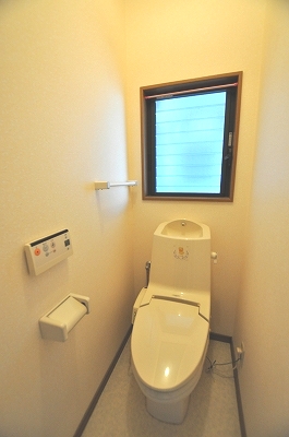 Toilet. With warm water washing toilet seat ☆ 
