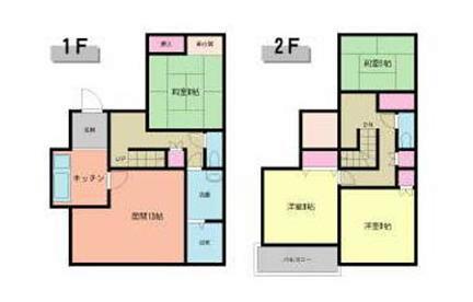 Floor plan. 15 million yen, 5DK, Land area 233.97 sq m , Building area 125.03 sq m