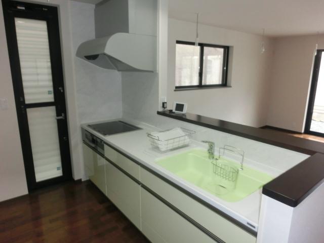 Kitchen. Spacious kitchen is happy to cuisine